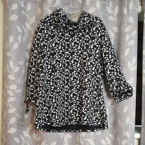 Caleoas Women's Cowl Neck Pullover Knit Top size XL